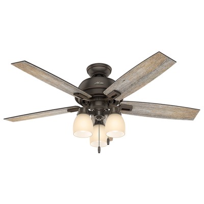 52" Donegan Ceiling Fan (Includes Light Bulb) - Hunter