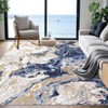 COZONY Washable Abstract Rug, Modern Marble Print Low Pile Carpet for Living Room and Office - 2 of 4