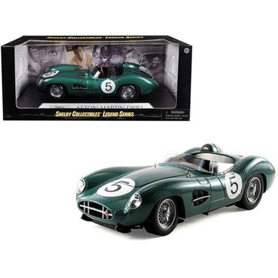 1959 Aston Martin DBR1 #5 Green 1/18 Diecast Model Car by Shelby Collectibles