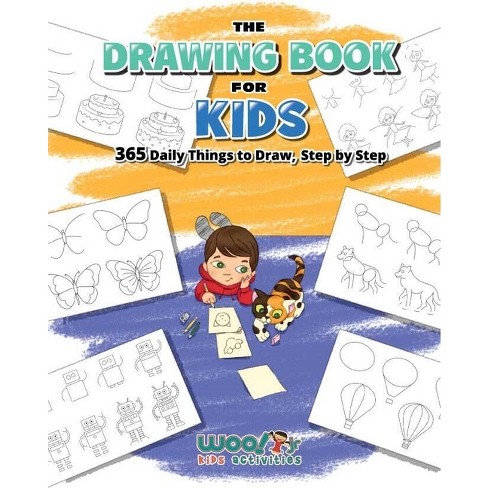 The Drawing Book for Kids - (Woo! Jr.) by Woo! Jr Kids Activities  (Paperback)