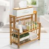 Sorbus Bamboo Counter Shelf Rack for home, Bathroom, etc - 4 of 4