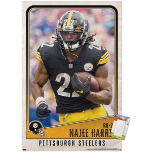 Trends International NFL Pittsburgh Steelers - Najee Harris 22 Unframed Wall Poster Prints - 1 of 4