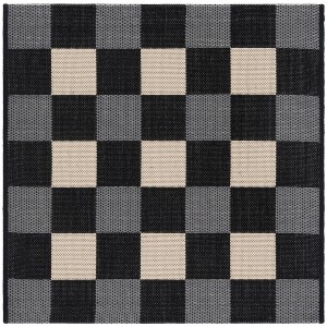 Courtyard CY6443 Power Loomed UV Resistant, Stain Resistant, Non-Shedding Indoor/Outdoor Rugs - Safavieh - 1 of 4