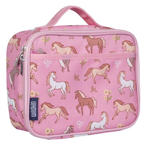 Wildkin Rainbow Unicorns Day2Day Lunch Box Pink