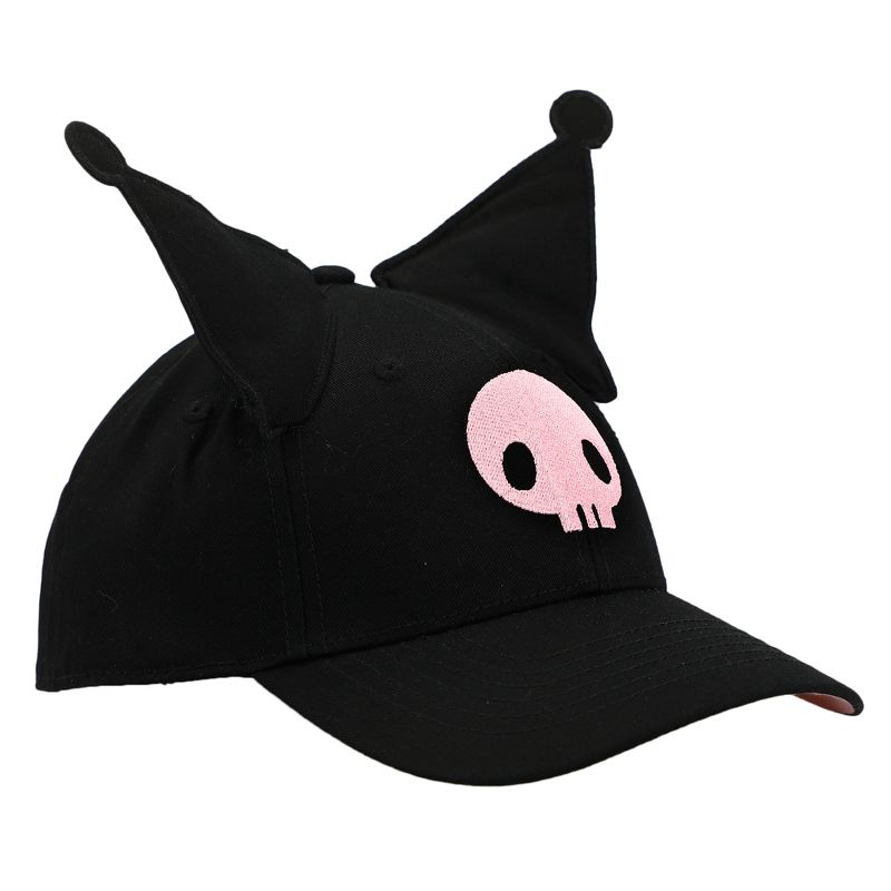 My Melody Kuromi Inspired Black Traditional Adjustable Cosplay Hat, 4 of 7