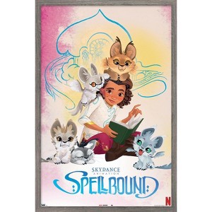 Trends International Spellbound - Princess Ellian and Cubs Framed Wall Poster Prints - 1 of 4