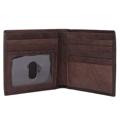 Dakota Leather Magnetic Money Clip Bifold Wallet