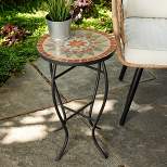 Outdoor Mosaic Accent Side Table - Haven Way