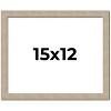 PosterPalooza | 15x12 Thin Barnwood Picture Frame, UV Acrylic, 2 Finishes - Grey and Black - 2 of 4