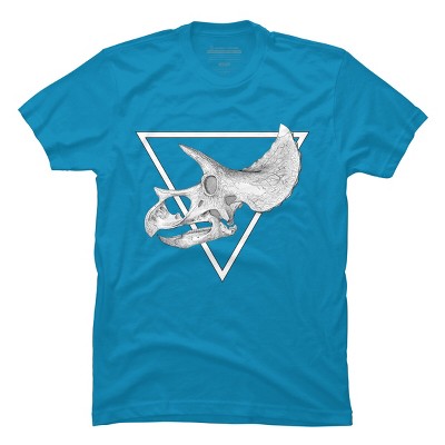 Men's Design By Humans triceratops skull By JuanMedina T-Shirt