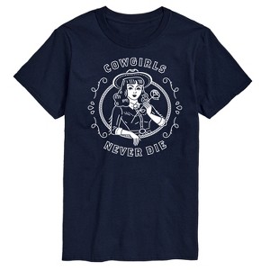 Men's - Country Casuals - Cowgirls Never Die Short Sleeve Graphic T-Shirt - 1 of 4