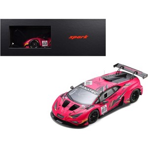 Lamborghini Huracan GT3 Evo2 #83 "Iron Dames" "24 Hours of Spa" (2023) with Acrylic Display Case 1/18 Model Car by Spark - 1 of 4