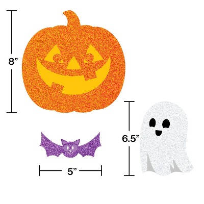 12ct Glitter Halloween Cutouts