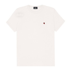 Dalix Womens Lil Strawberry Jersey Tee - 1 of 4