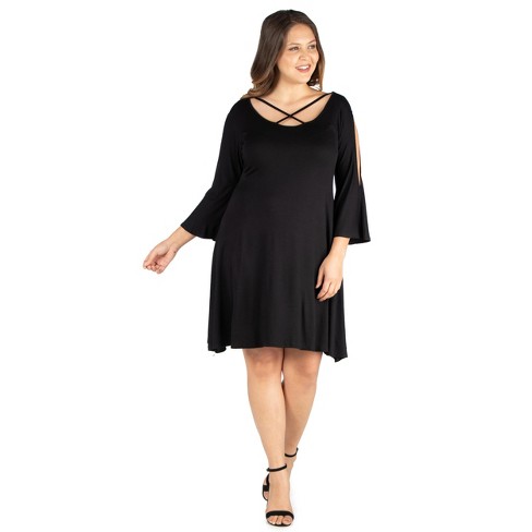 Size Cold Shoulder Plus Size Dress : Target