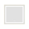 Sapphtopaz Bathroom Wall Mirror,Vanity Mirror with Metal Frame, Wall Mounted Bathroom Mirrors Anti-Fog for Over Sink,Bedroom,Entryway,Living Room - 4 of 4