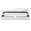 Twin Size Modern Daybed, Upholstered Tufted Bed Frame With 2 Drawers Cloud Wooden Slat Support For Bedroom Living Room Guest Room - 2 of 4