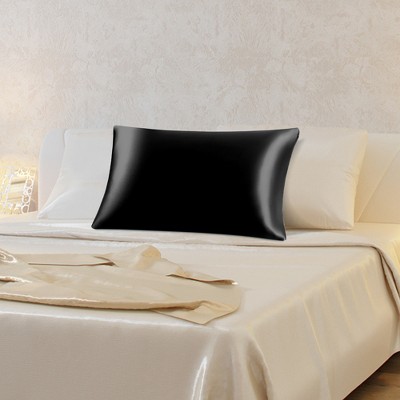 PiccoCasa Both Side 19 Momme Silk Pillowcase with Zipper for Hair and Skin 1 Pc