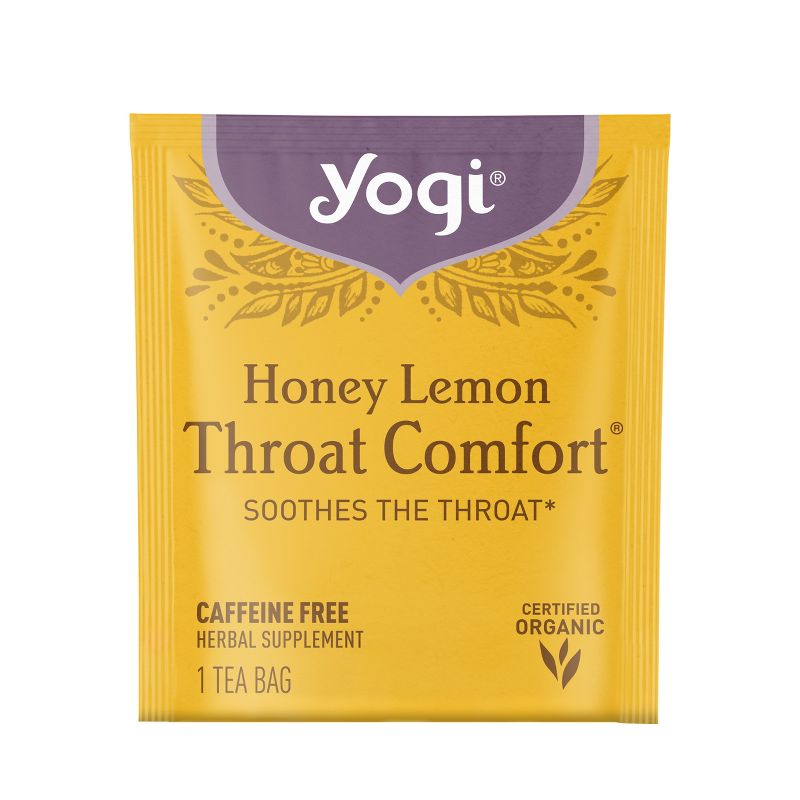 Yogi Tea - Honey Lemon Throat Comfort -  64 ct, 4 Pack, 5 of 8
