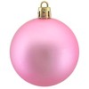 Northlight Shatterproof Matte Christmas Ball Ornaments 2.5" (60mm) - Bubblegum Pink - 60ct - 3 of 3