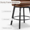 Spruce&Spring Modern Swivel Counter Height Bar Stools with Arm - 4 of 4