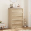 Dresser with 5 Drawer  for Bedroom,  Tall Dresser with Large Drawers Storage, Dresser Organizer for Living Room, Nursery, Entryway - 4 of 4