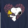 Boys' - Peanuts - Snoopy Woodstock Xo Heart Short Sleeve Graphic T-Shirt - 2 of 4