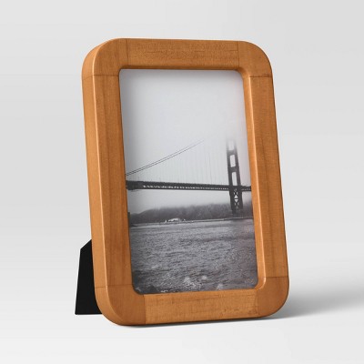 4x6 Inch Carved Arch Picture Frame Natural Mango Wood, Mdf & Glass By  Foreside Home & Garden : Target