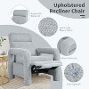 Lyngins Modern Upholstered Recliner Chair with Push Back & Footrest,Single Sofa Accent Chair for Living Room,Bedroom - 3 of 4