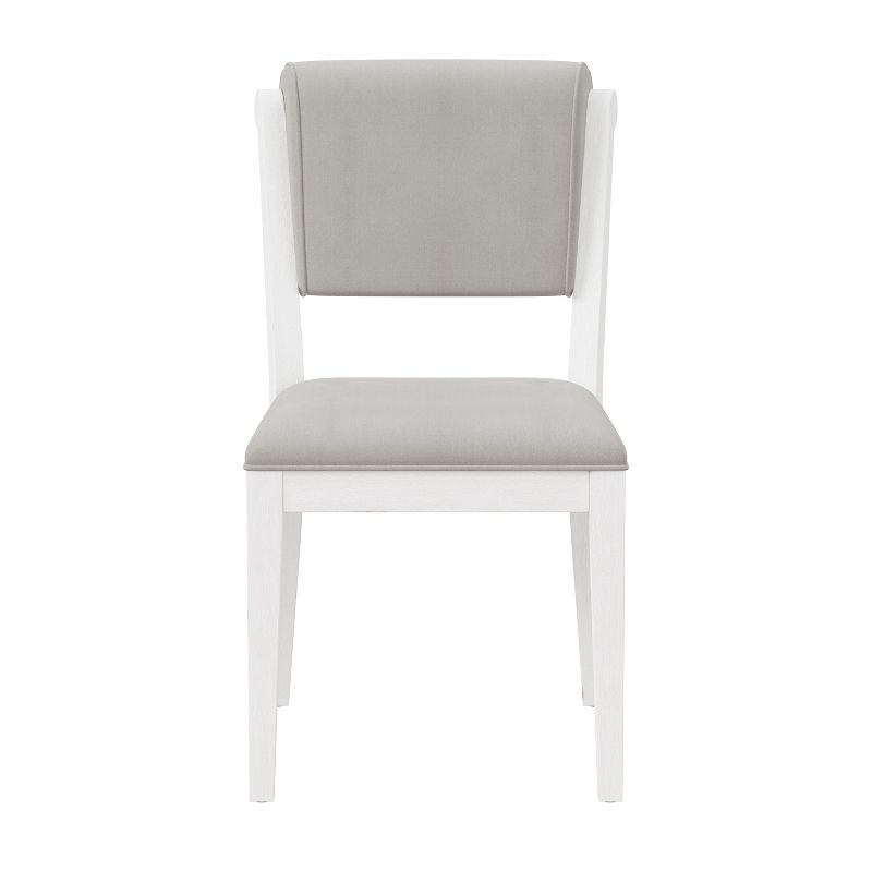Set of 2 Clarion Wood and Upholstered Dining Chairs Sea White - Hillsdale Furniture, 6 of 13