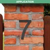 Unique Bargains 304 Stainless Steel Waterproof Rustproof House Numbers 1 Pc - 4 of 4