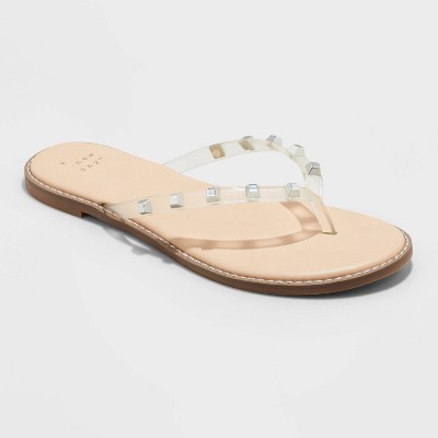 Women's Sloan Studded Flip Flop Sandals - A New Day™