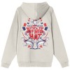 The Cat In The Hat With A Tip Of His Hat Adult Sand Long Sleeve Hooded Sweatshirt - 3 of 4