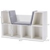 NicBex Kids 5-Shelf Bookcase with Storage Drawer Montessori Toy Organizer Playroom Storage System with Anti-Tip Anchors - 4 of 4