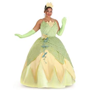 HalloweenCostumes.com Women's Plus Size Deluxe Disney Princess and the Frog Tiana Costume.