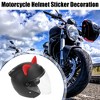 Unique Bargains TPU Motorcycle Helmet Decoration Cat Ear Style Stick Accessories 2 Pcs - 2 of 4