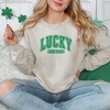 Simply Sage Market Women's Graphic Sweatshirt Lucky Vibes Distressed - image 2 of 3