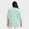 Women's Willie Nelson Short Sleeve Graphic Oversized T-Shirt - Green - 2 of 3