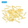 Unique Bargains Metal Bulk Elegant DIY Crafts Jewelry Making Initial Pendants 50 Pcs - 3 of 4