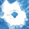 Unique Bargains Decoration Wedding Party Silk Artificial Flower Petals Cyan Blue 3000 Pcs - 2 of 4