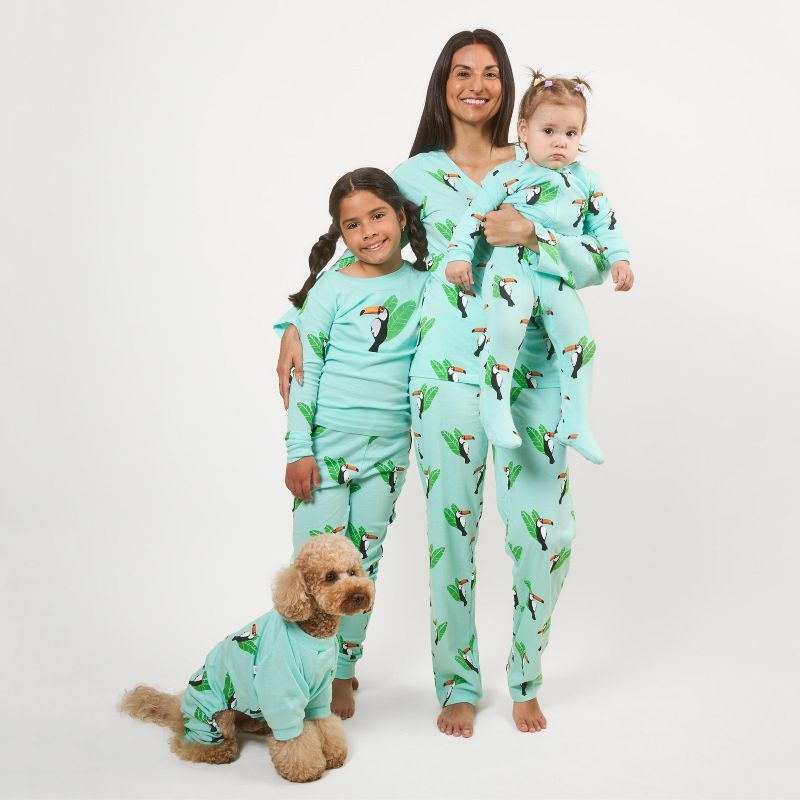 Leveret Footed Cotton Pajama Toucan Bird 0-3 Month