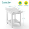 Sonkuki HIPS Waterproof Shower Benches for Inside with Shower Head Holder for Spa, Bath, Shaving Legs - 3 of 4
