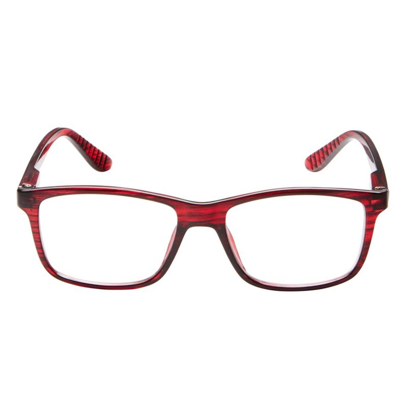 ICU Eyewear Novato Rectangle Reading Glasses - Red, 4 of 7