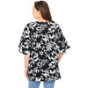 Woman Within Plus Size Ruffled Elbow-Sleeve Tunic - 3 of 4
