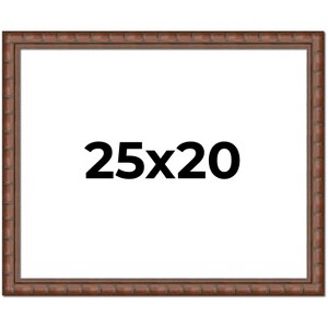 PosterPalooza | 25x20 Modern Bamboo Picture Frame, UV Acrylic, 5 Finishes - 1 of 4