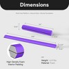 BalanceFrom 9 Foot Folding Balance Gymnastics Beam with Anti Slip Bottom and Carrying Handles for Rehabilitation, Recovery, and Gymnasts, Purple - 4 of 4