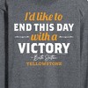 Men's - Yellowstone - I'd Like To End This Day With A Victory Long Sleeve Graphic T-Shirt - 2 of 4