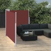 vidaXL Retractable Side Awning Brown 47.2 in.x236.2 in. - 3 of 4