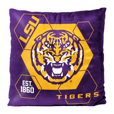 Ncaa Lsu Tigers Connector Velvet Reverse Pillow : Target