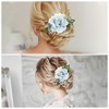 Unique Bargains Women's Flexible Simulated Flowers Hair Clips Comb 1 Pc - 4 of 4